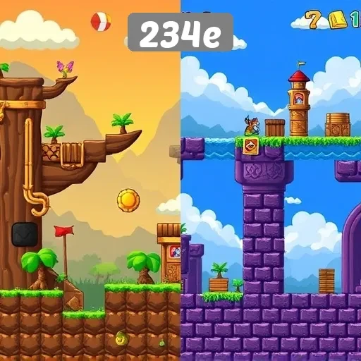 Perbandingan 234e dengan Platform Game Lainnya